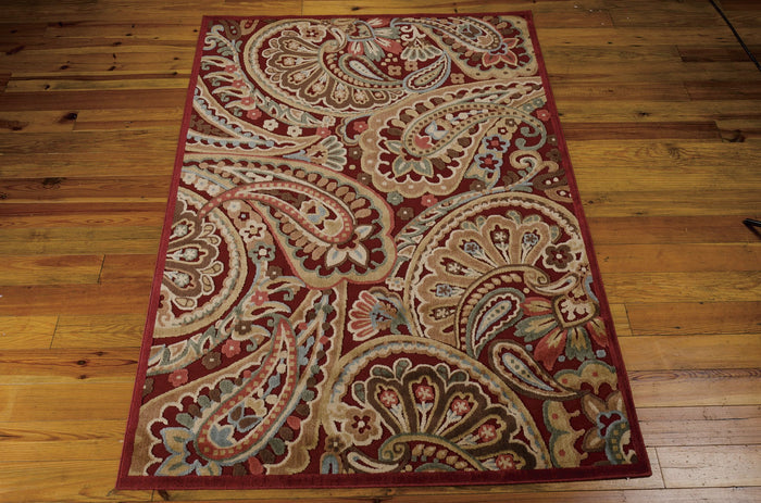 NourisonRugs-GraphicIllusions-Red-GIL14RED