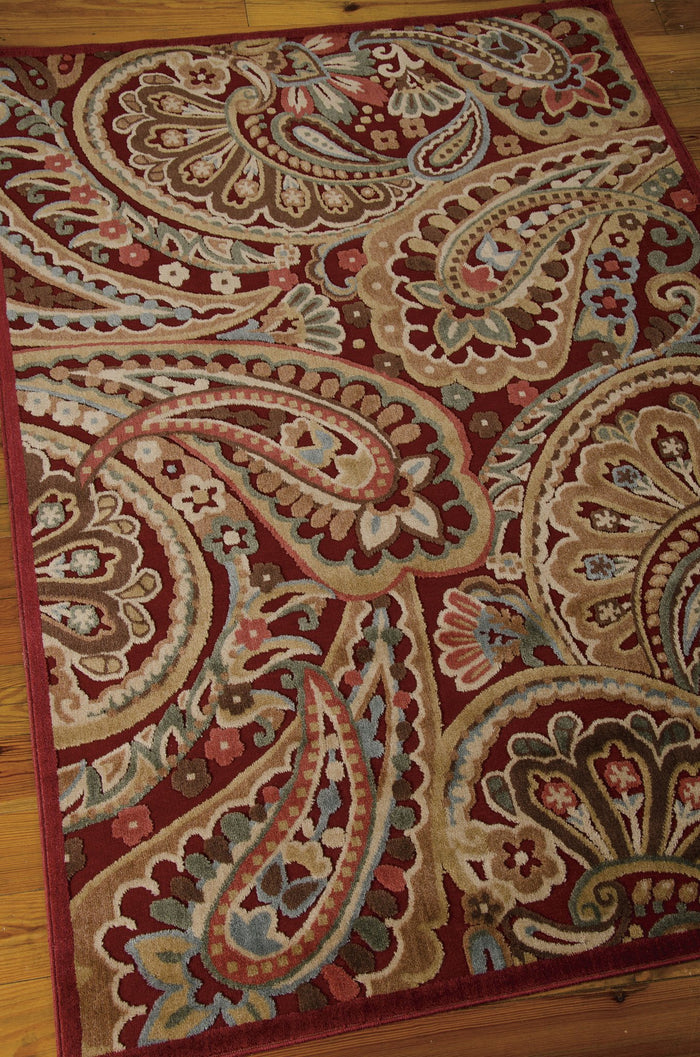 NourisonRugs-GraphicIllusions-Red-GIL14RED
