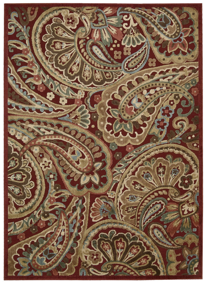 NourisonRugs-GraphicIllusions-Red-GIL14RED