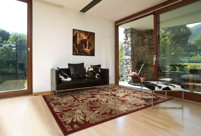 NourisonRugs-GraphicIllusions-Red-GIL19RED