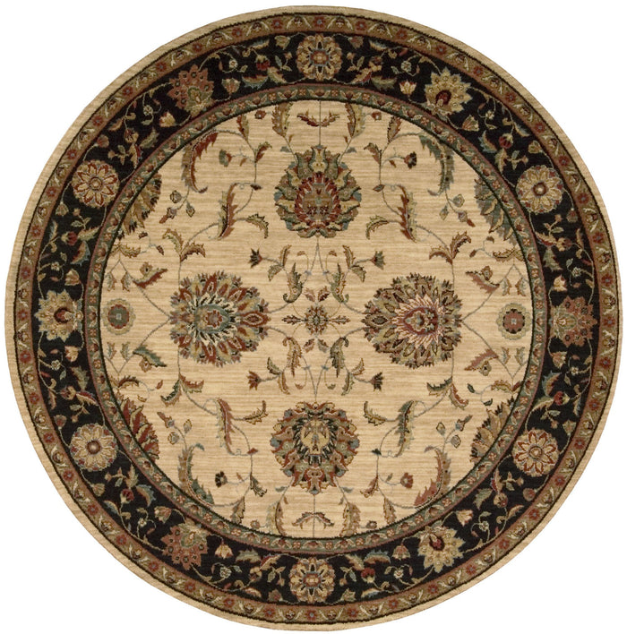 NourisonRugs-LivingTreasures-IvoryBlack-LI04IBK