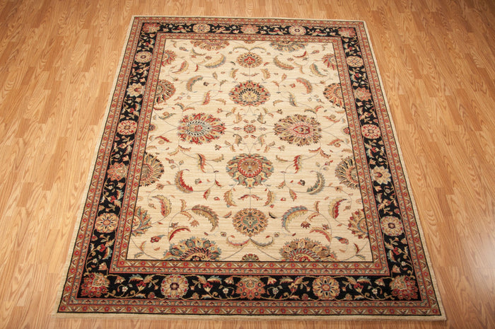 NourisonRugs-LivingTreasures-IvoryBlack-LI04IBK