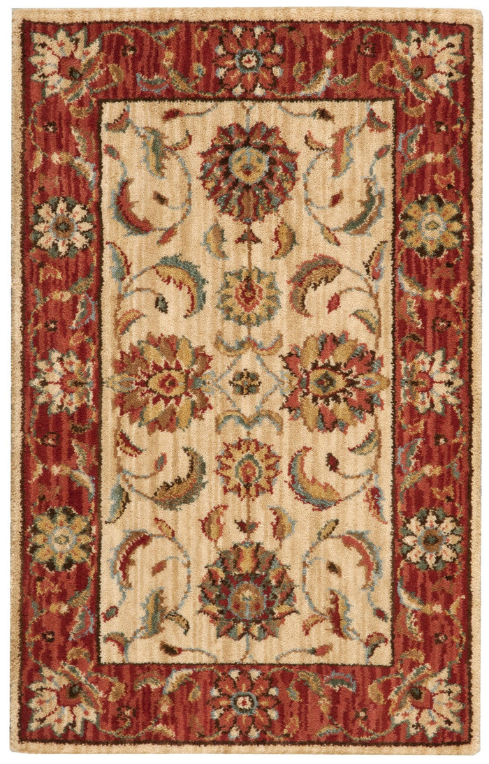 NourisonRugs-LivingTreasures-IvoryRed-LI04IRD