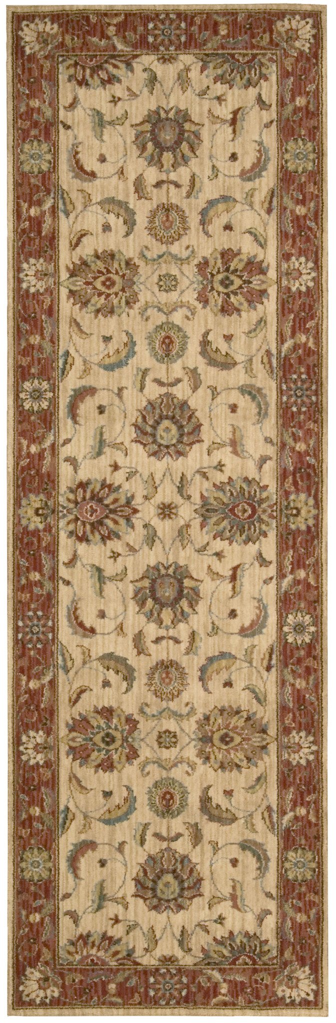 NourisonRugs-LivingTreasures-IvoryRed-LI04IRD