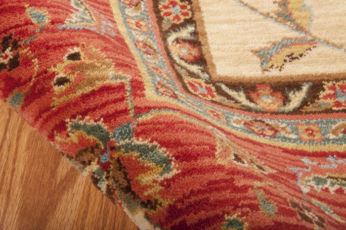 NourisonRugs-LivingTreasures-IvoryRed-LI04IRD