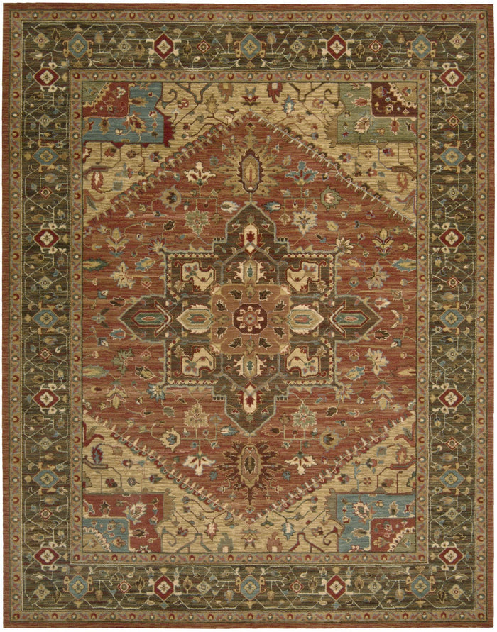 NourisonRugs-LivingTreasures-Rust-LI01RUS