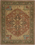 NourisonRugs-LivingTreasures-Rust-LI01RUS