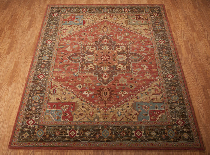 NourisonRugs-LivingTreasures-Rust-LI01RUS